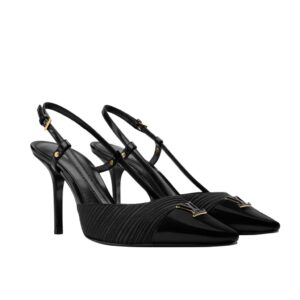 Louis Vuitton City Slingback Pump Black 1AITFI