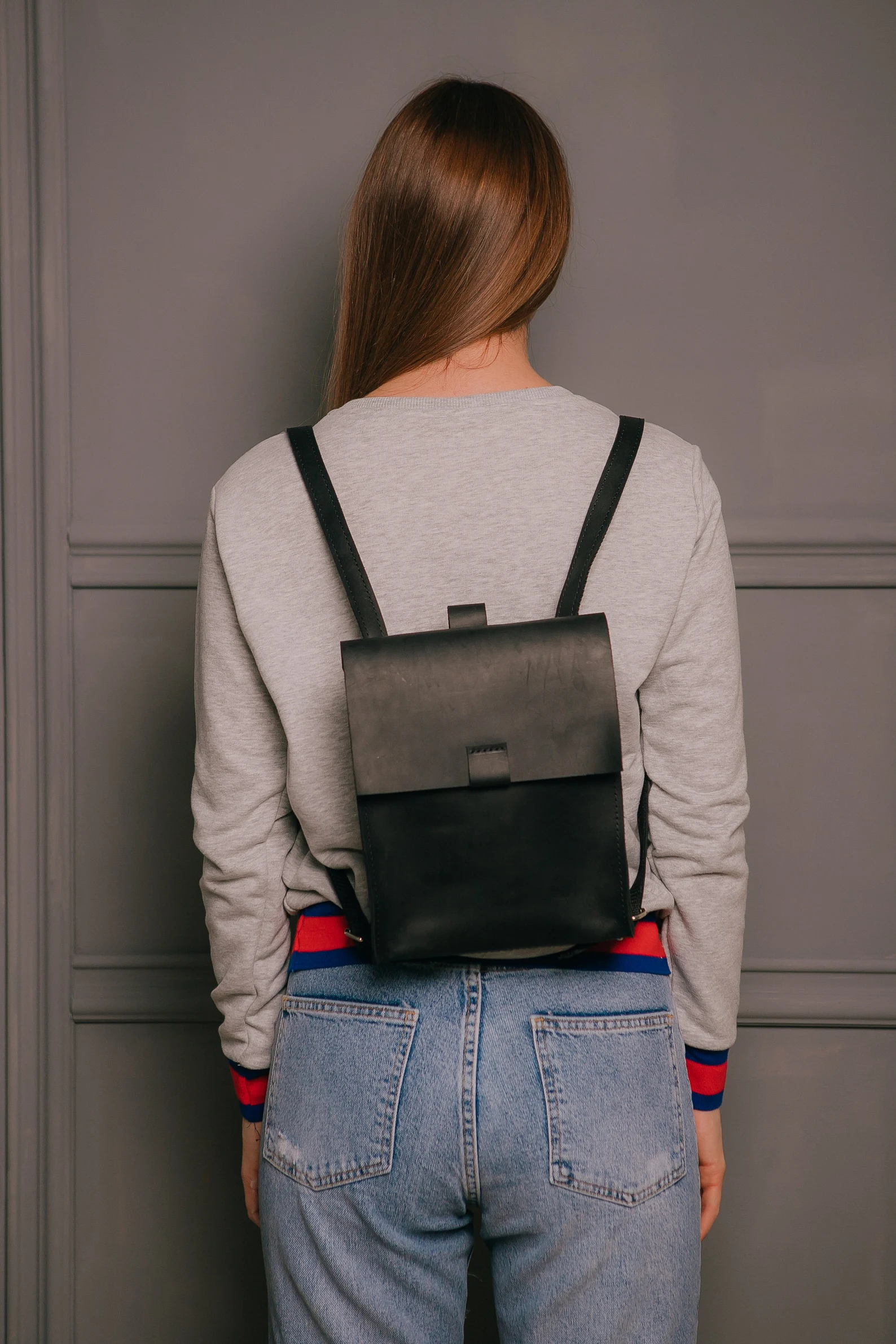 Mini Backpack Leather Backpack Women - Image 5