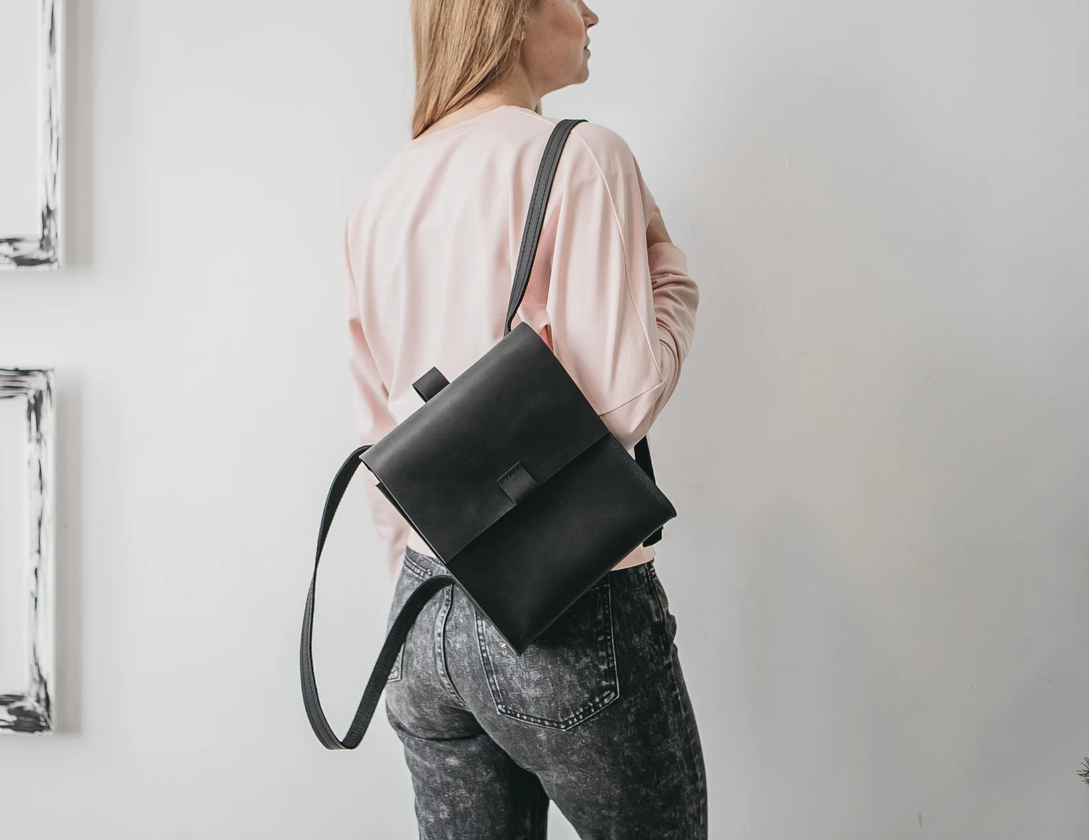 Mini Backpack Leather Backpack Women - Image 8