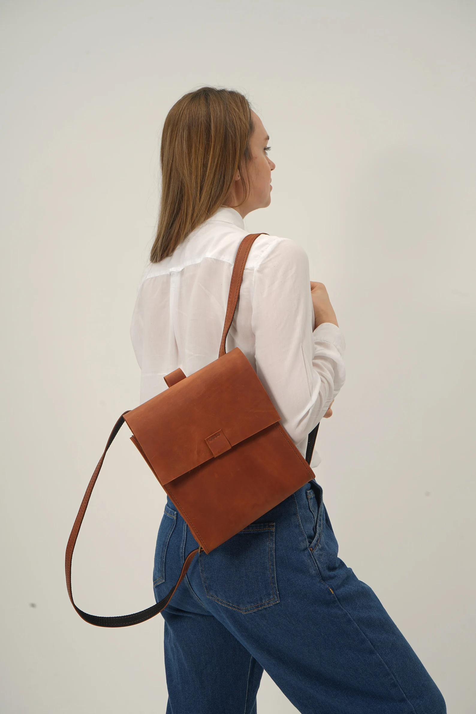 Mini Backpack Leather Backpack Women - Image 10