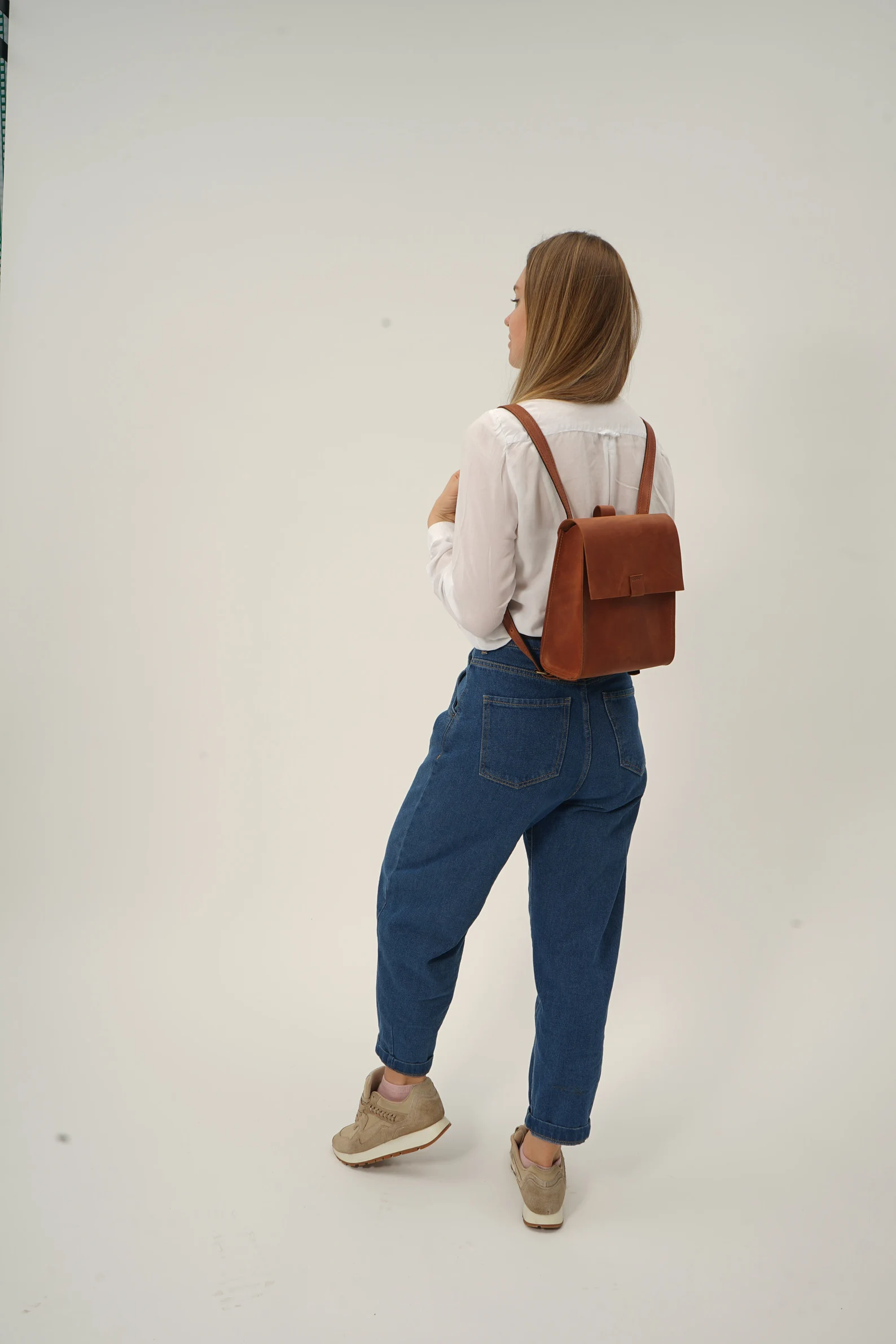 Mini Backpack Leather Backpack Women - Image 11