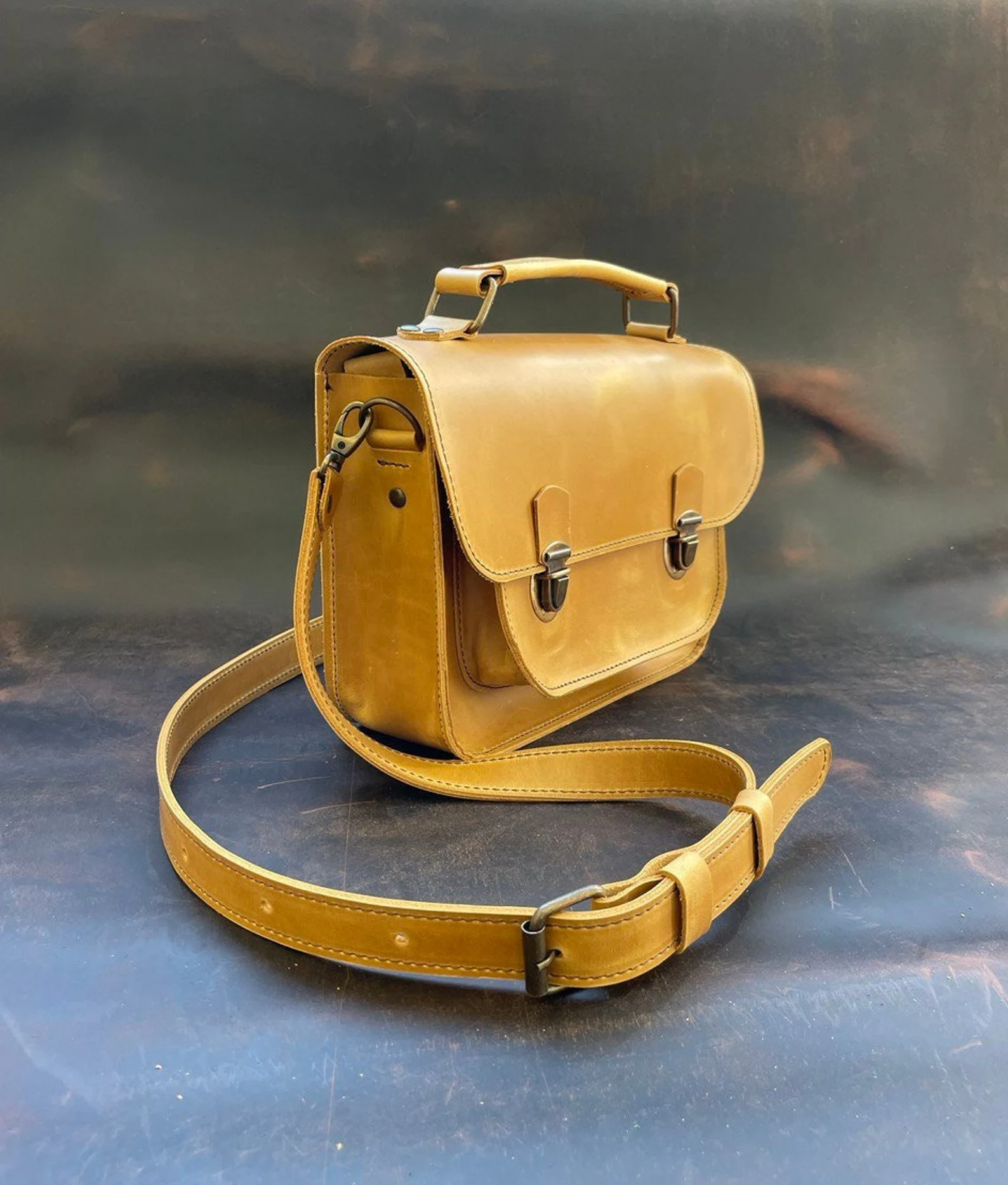 Leather Crossbody Bag Women Shoulder Bag Mini Bag Cross Body Bag - Image 8