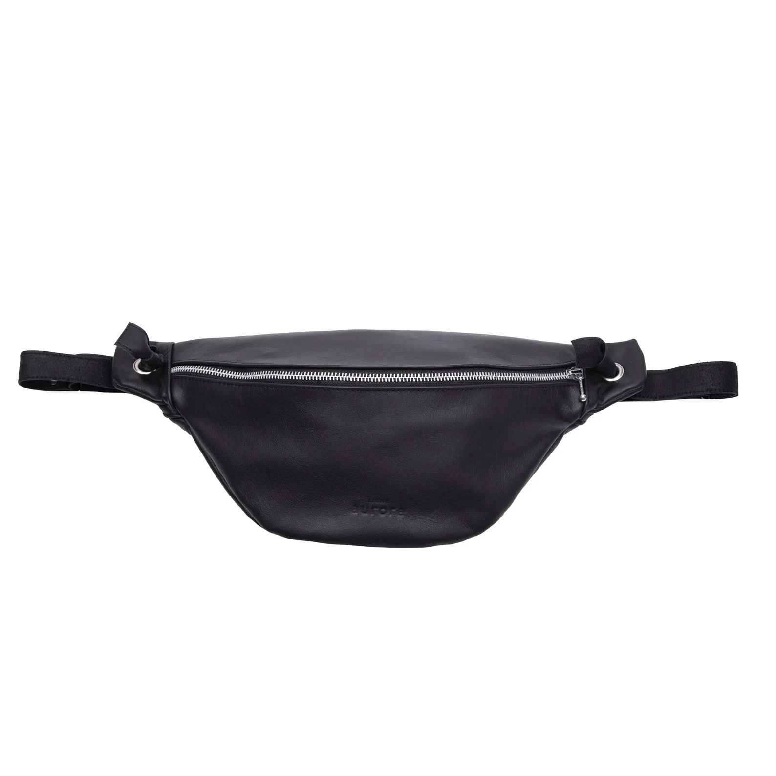 XL fanny pack, chest bag, black leather - Image 6