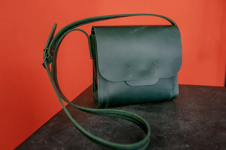 Leather Crossbody Bag Women Shoulder Bag Mini Bag - Image 5