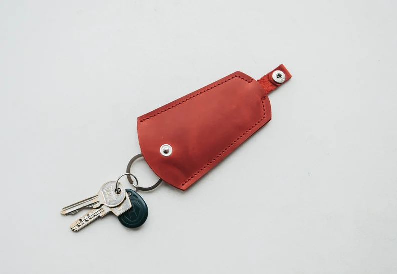 Leather key holder,keychain, key pouch - Image 6