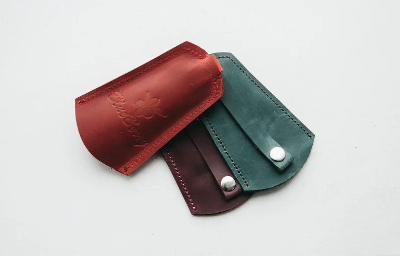Leather key holder,keychain, key pouch - Image 8