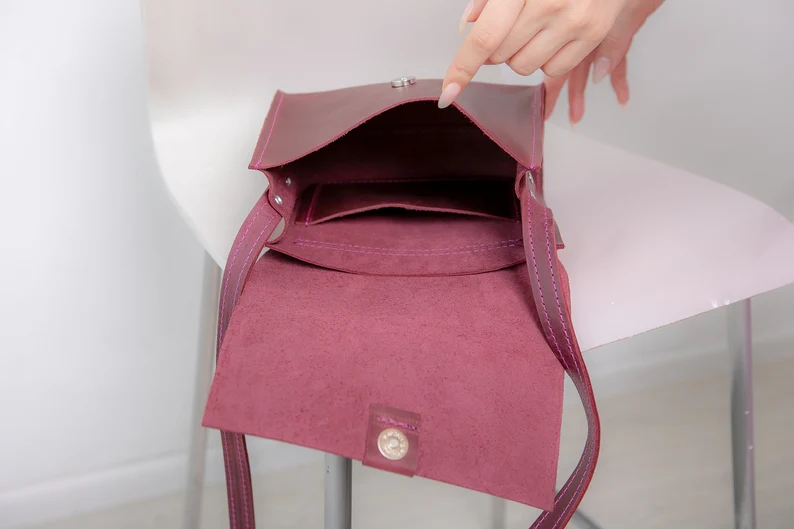 Leather Crossbody Bag Women Shoulder Bag Mini Bag Cross Body - Image 7