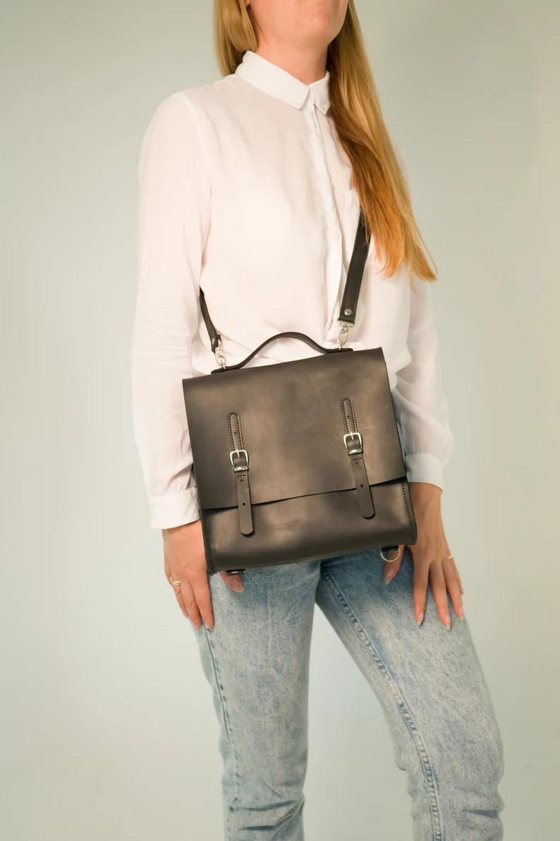 Mini Backpack Leather,Leather Backpack Women - Image 3