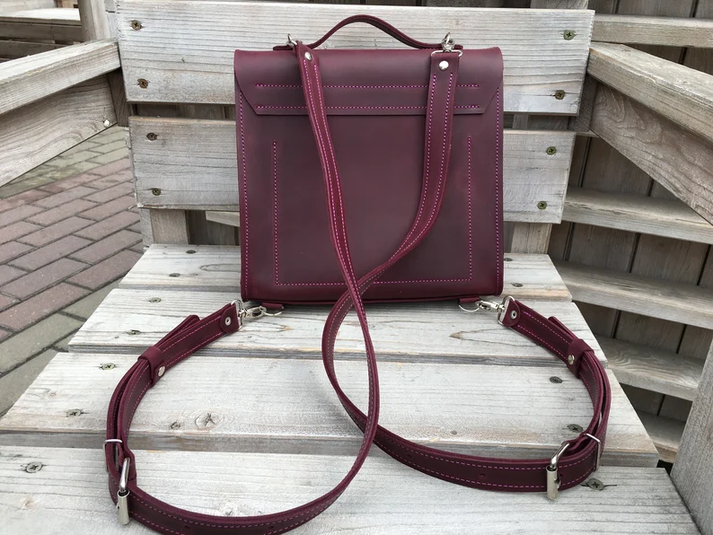 Mini Backpack Leather,Leather Backpack Women - Image 6