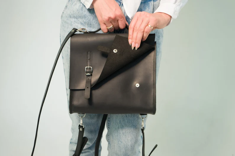 Mini Backpack Leather,Leather Backpack Women - Image 7
