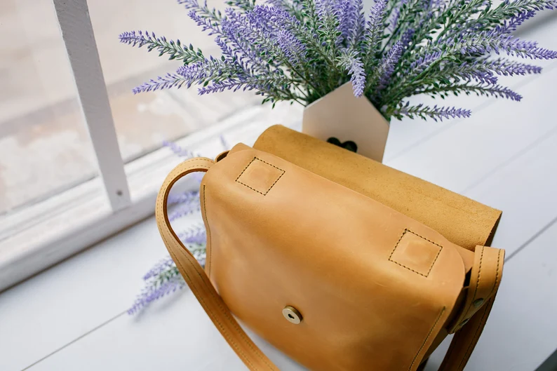 Leather Crossbody Bag Women Shoulder Bag Mini Bag - Image 10
