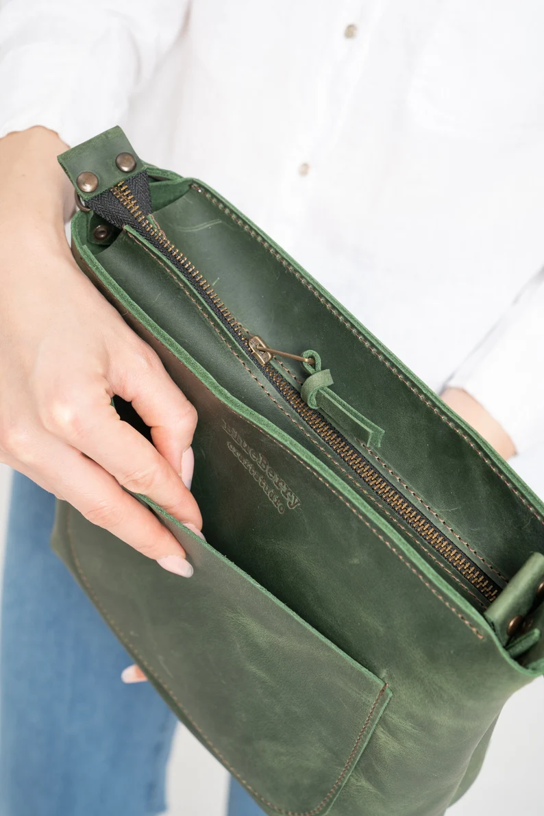 Leather Shoulder Bag Women Crossbody Bag Mini Bag - Image 6